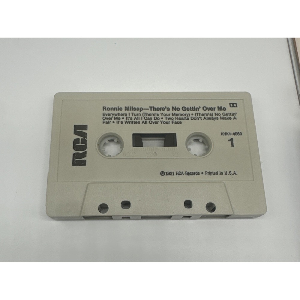 Ronnie Milsap There's No Gettin' Over Me Cassette Tape - Picture 4 of 5